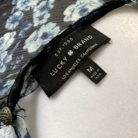 Lucky Brand Boho Floral Blouse - Picture 14 of 15